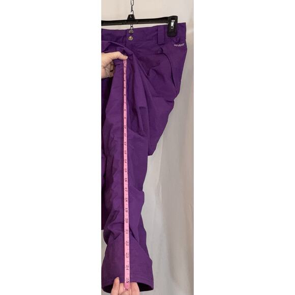 The North Face Snow Pants Youth Girls XL 18 Purple Hyvent Insulated Cargo Ski - Picture 9 of 10